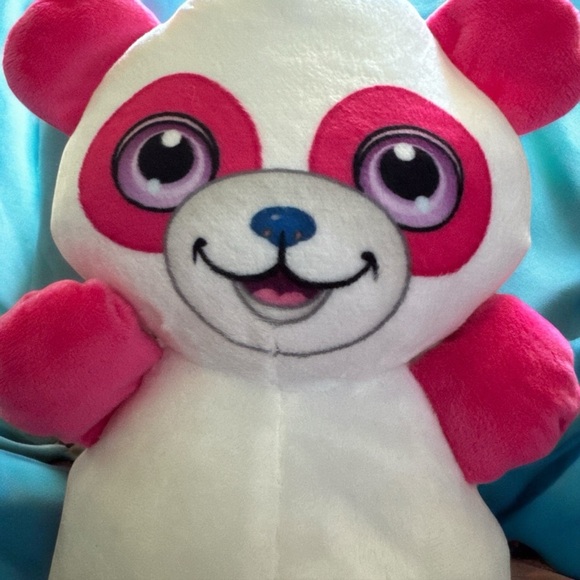 Pink Panda World Plush 12" - Picture 4 of 4